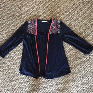 Embroidered cover up